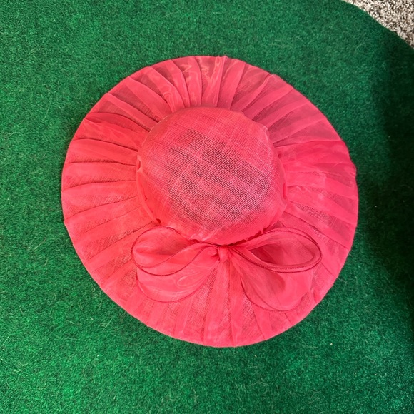 Pink Kentucky Derby Hat with Bow main image 6